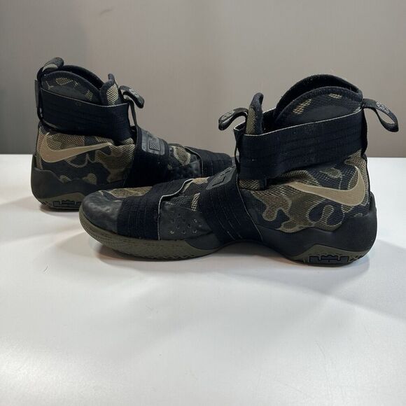Nike Zoom LeBron Promo Soldier 10 X Army Camo Men’s 10 LRJ SX 16/17 NBA - Picture 4 of 10